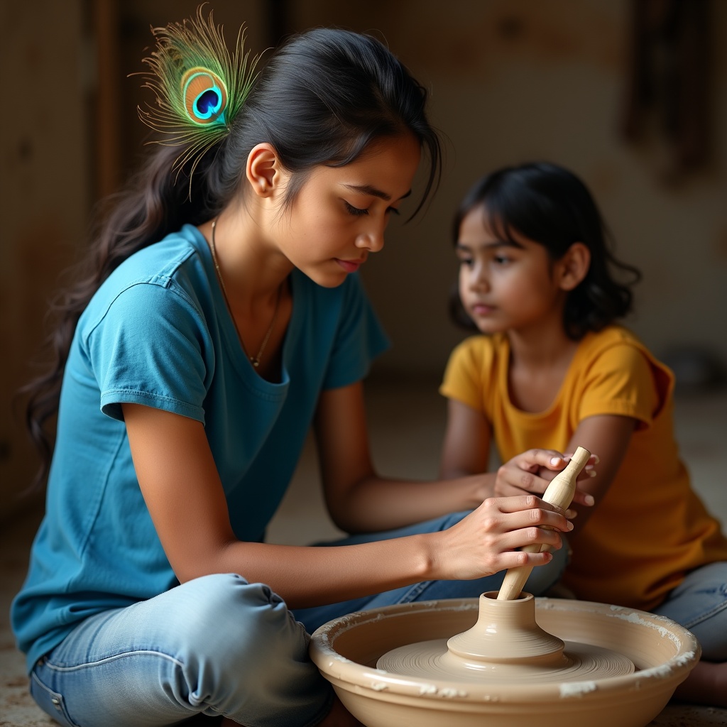 A musician alone in a practice room at dawn, completely absorbed in playing, coffee growing cold on the windowsill