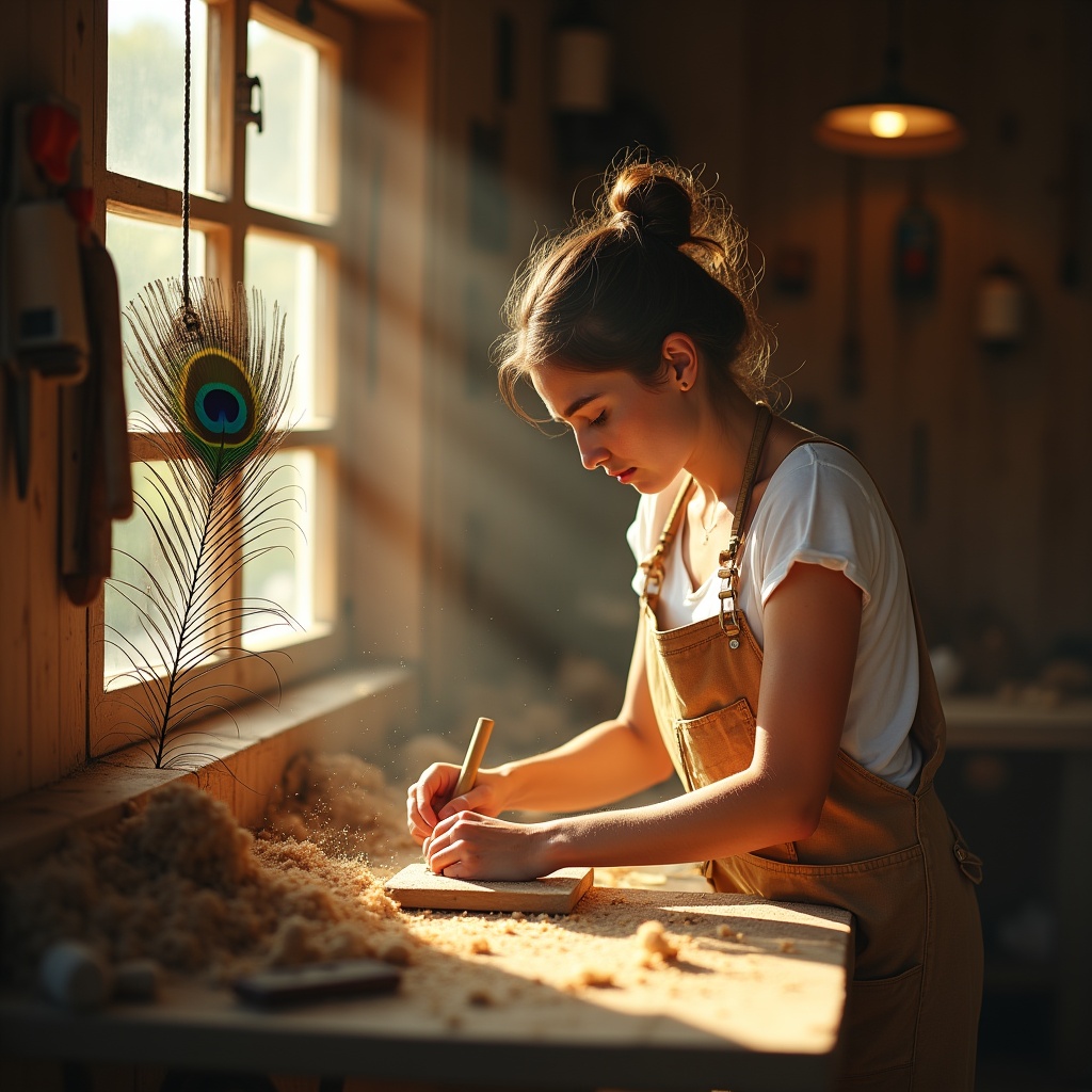 Four friends at a crossroads in a park, each path leading to a different destination — a library, a gym, a marketplace, and a garden — each person naturally drawn toward a different path