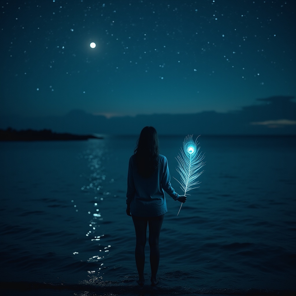 A still, radiant core at the center of a dissolving galaxy — everything around it fading, but the center luminous and untouched