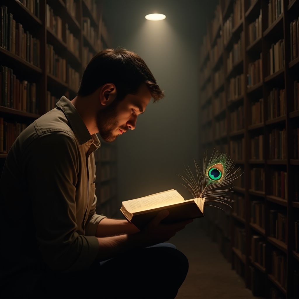 A seed planted in dark soil with a single ray of light breaking through, representing faith as the precondition for understanding