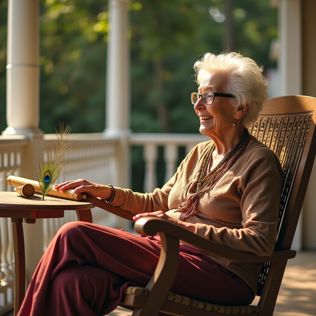 A person walking barefoot along an empty beach at dusk, leaving footprints that the tide is gently washing away